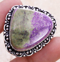 Кольцо с камнем пурпурит, 18.5 размер SB-46100