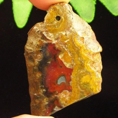 Подвеска с камнем агат H80074