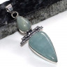Подвеска с камнем аквамарин YES-54932