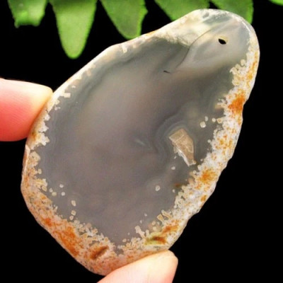 Подвеска с камнем друзовый агат H80638