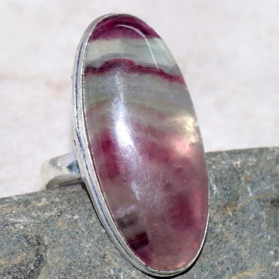 Кольцо с камнем флюорит, 20 размер WOW-77806