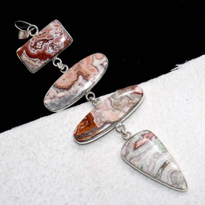 Подвеска с камнем мексиканский агат YES-68068