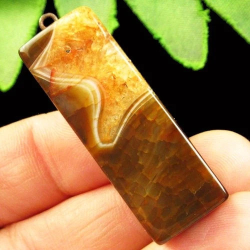 Подвеска с камнем агат H87427