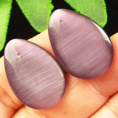 Подвески с камнем кошачий глаз H96768