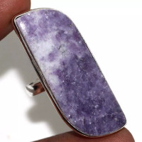 Кольцо с камнем лепидолит, 17 размер UK56406