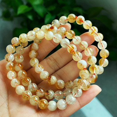 Браслеты с камнем цитрин CY2700