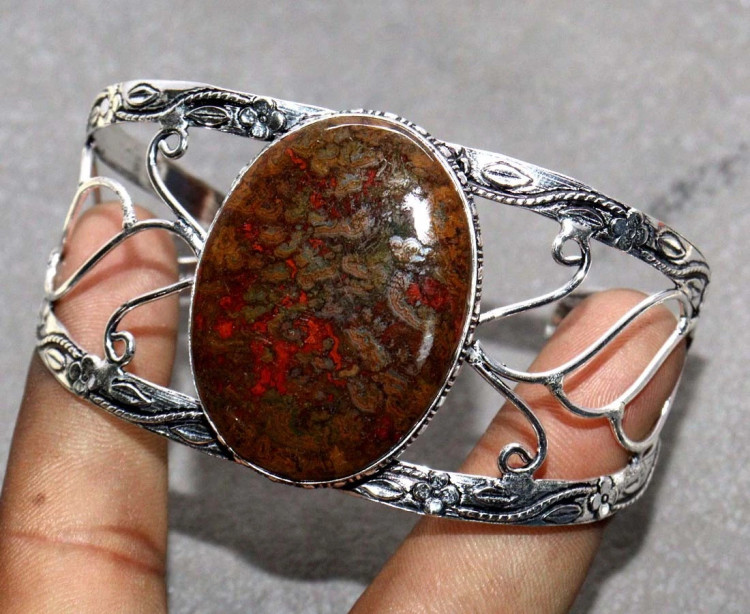 Браслет с камнем марокканский агат YES-45633