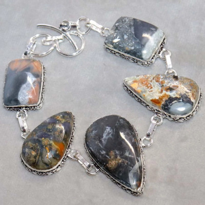 Браслет с камнем яшма WOW-49013