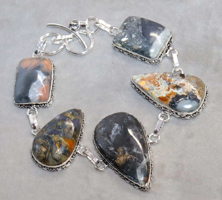 Браслет с камнем яшма WOW-49013