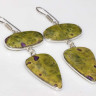 Серьги с камнем атлантисит CNG-38838