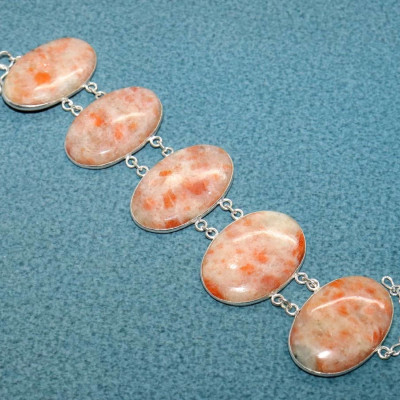 Браслет с камнем гелиолит WOW-50474