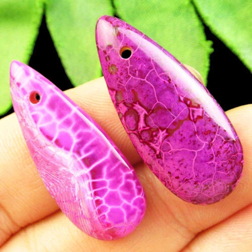 Подвески с камнем агат H52557