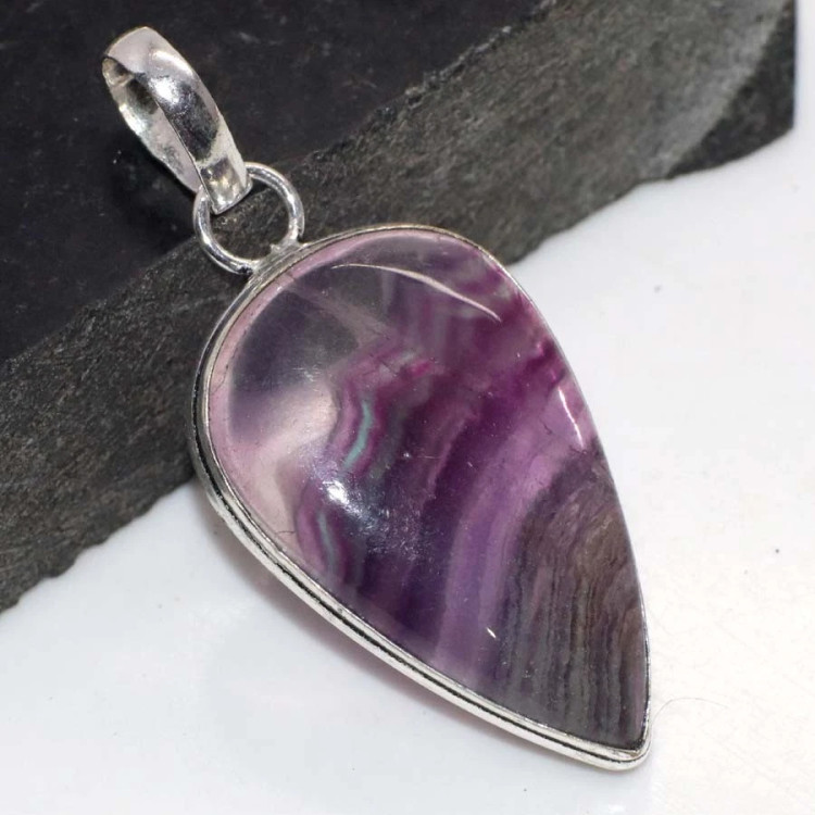 Подвеска с камнем флюорит WOW-8321