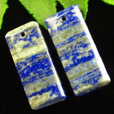 Подвески с камнем лазурит H88353