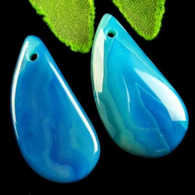 Подвески с камнем агат H02877