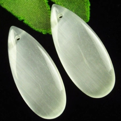 Подвески с камнем кошачий глаз H88373