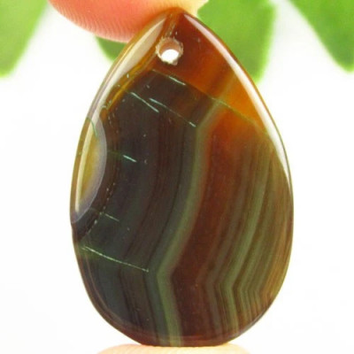 Подвеска с камнем агат H73348