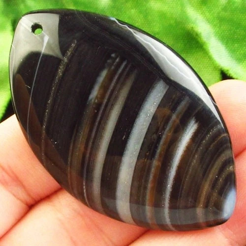 Подвеска с камнем агат H66304