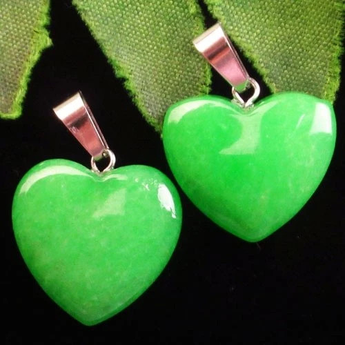 Подвески с камнем жадеит H82138