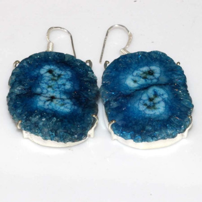 Серьги с камнем солнечный кварц CNG-37895