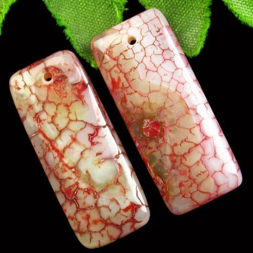 Подвески з камнем агат вены дракона H94267