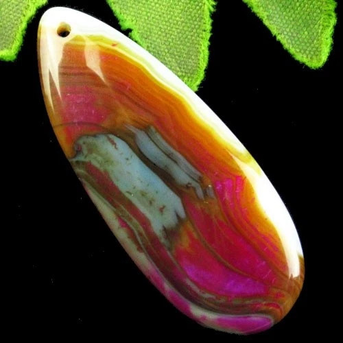 Подвеска с камнем агат H03099