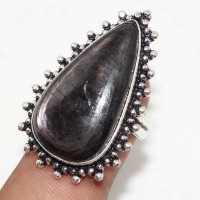 Кольцо с камнем гиперстен, 16.5 размер Q29558