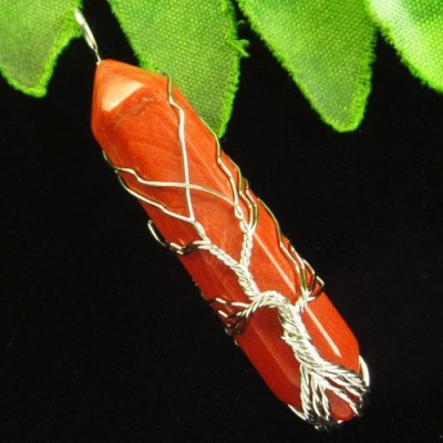 Подвеска с камнем красная яшма H83703