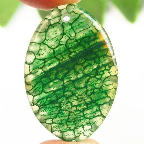 Подвеска с камнем агат вены дракона H03150