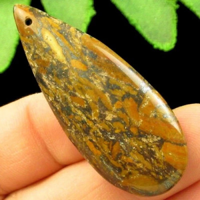 Подвеска с камнем тигровый глаз H51204