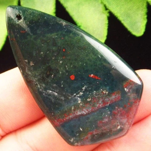 Подвеска с камнем гелиотроп H66498