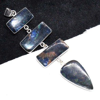 Подвеска с камнем азурит YES-68053