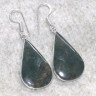 Серьги с камнем моховой агат YES-20384