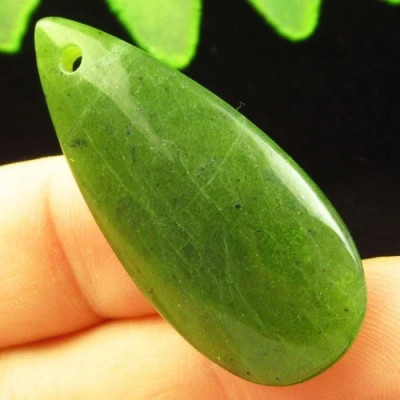 Подвеска с камнем канадский жадеит H66678