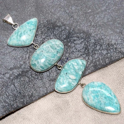 Подвеска с камнем амазонит YES-68406