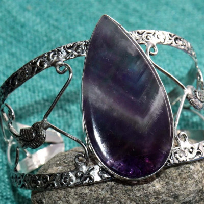 Браслет с камнем аметист YES-18446