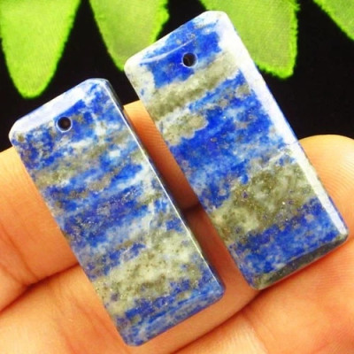 Подвески с камнем лазурит H89587