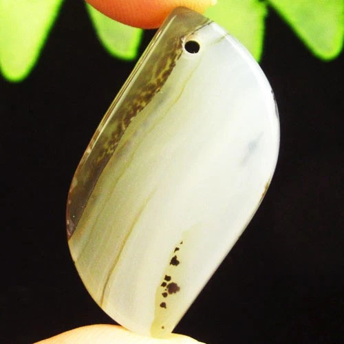 Подвеска с камнем дендрический агат H90104