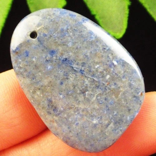 Подвеска с камнем голубой авантюрин H00514