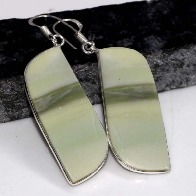 Серьги с камнем ларсонит YES-50571