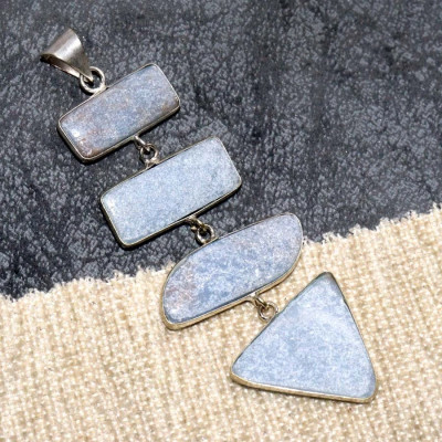 Подвеска с камнем ангелит YES-68316