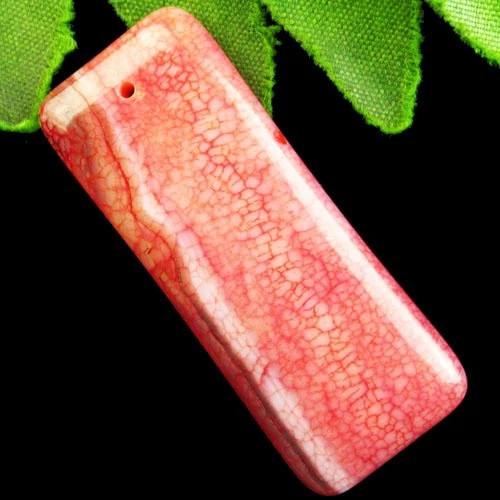 Подвеска с камнем агат вены дракона H10348