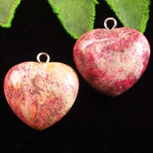 Подвески с камнем коралл H90779