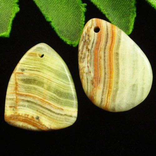 Подвески с камнем халцедон H89109