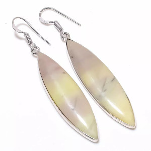 Сережки з каменем ларсоніт HR-10147