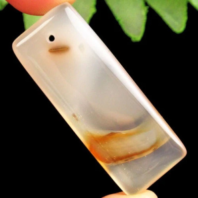 Подвеска с камнем дендрический агат H10511