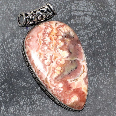 Подвеска с камнем родохрозит YES-98388