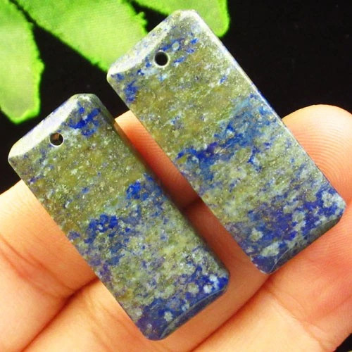 Подвески с камнем лазурит H96758