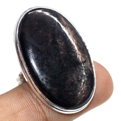 Кольцо с камнем гиперстен, 20 размер YES-59245