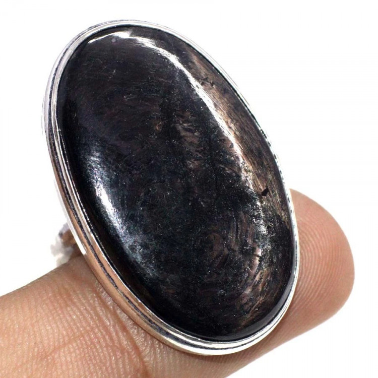 Кольцо с камнем гиперстен, 20 размер YES-59245